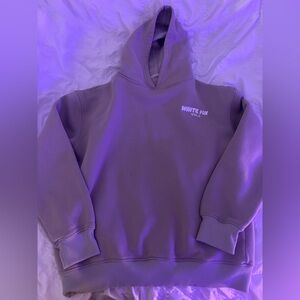 Purple Hoodie with White Fox Logo